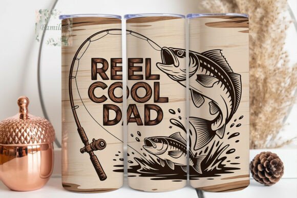 Download Rustic Bass Fishing Reel Dad Tumbler - Dad tumbler Collection